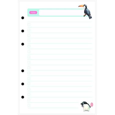 Imagem de Caderno de folhas soltas Business A5 Linha de Recarga para Artesanato Índice de Pasta Espiral em Branco Página Interna Papelaria papelaria, para doo, A6