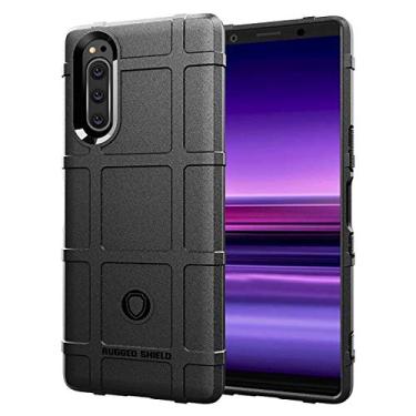 Imagem de HONGYAN Capa de telefone Capa de TPU à prova de choque da cobertura completa para Sony Xperia XZ5 Capa protetora