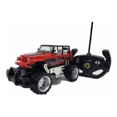 Carro Controle Remoto 4X4 Monster Stell Cavalay- Wellmix - Vermelho -  Vermelho