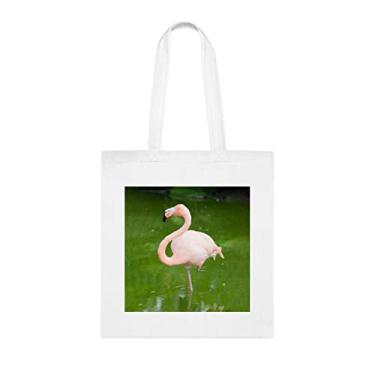 Imagem de Sacola flamingo, presente de sacola de flamingo, bolsa de ombro flamingo, sacos reutilizáveis de flamingo, ideia de presente de cesta de natal de aniversário, presente para ela, presente
