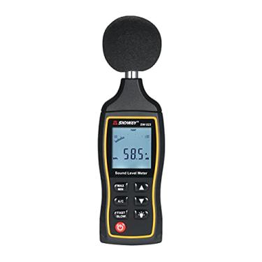 Imagem de Tingpai Alta Precisão LCD Noisemeter Medidor de Nível de Som 30-130dB Ruído Instrumento de Medição de Decibel amento com A e C de Medição de Freqüência pa Teste de Nível