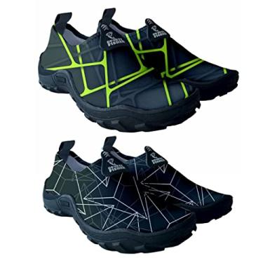 Imagem de Kit 2 Sapatilha Pesca Água Neoprene aquática Trilha rapel Náutica Pilates Dança Rapel Ciclismo (38, CROC - STORM)