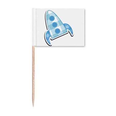 Imagem de Universo Alien Monstro Nave Espacial Bandeiras Marcador Topper Decoração de Festa