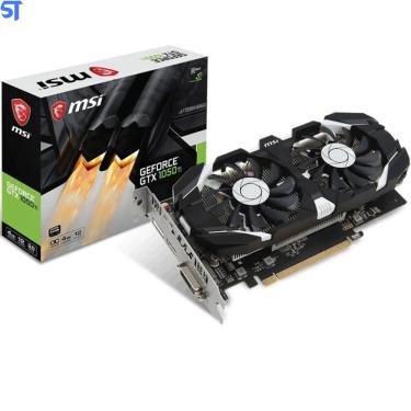 Imagem de Placa de Vídeo Msi GeForce gtx 1050 Ti oc dual fan 4GB GV-N105TOC-4GD GDdr5 pci-exp