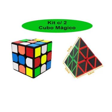 Kit Cubo Mágico Profissional MoYu 3x3 e 4x4 Carbon - Cubo Mágico - Magazine  Luiza