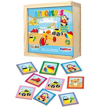 Imagem de Ciabrink 1011, Memória Brinquedos 40 Peças em Madeira