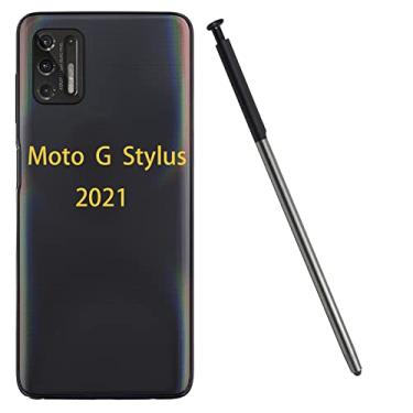 Imagem de Caneta preta G Stylus 2021 para Motorola Moto LCD Touch Screen Stylus caneta peças de reposição para Motorola Moto G Stylus 2021