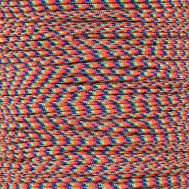 Imagem de Paracord 275 Paracord em 30 metros de comprimento – grande seleção de cores para escolher – Forte e versátil, Kaleidoscope