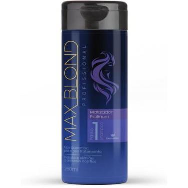 Imagem de Shampoo Matizador/Desamarelador Platinum Max Blond 250 Ml Demazon