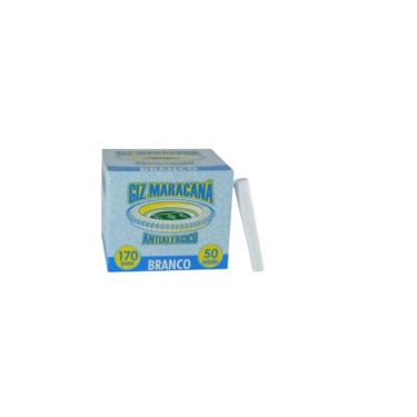 Imagem de Giz de Lousa Escolar Branco - Maracanã