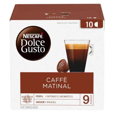 Imagem de Café em Cápsula Nescafé Dolce Gusto Matinal 80g 10Caps