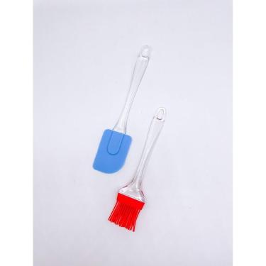 Imagem de Conjunto De Espátula e Pincel De Silicone Para Cozinha