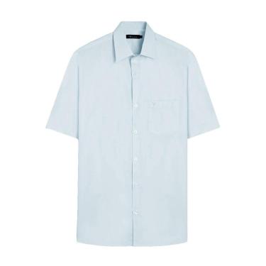 Imagem de Camisa VR Masculina Casual Manga Curta Pocket Silicon Oil Azul Claro-Masculino