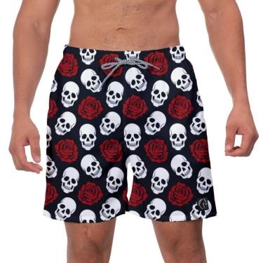 Imagem de Short Praia Masculino W2 Estampado Academia Caminhada Corrida Qualidade-Masculino