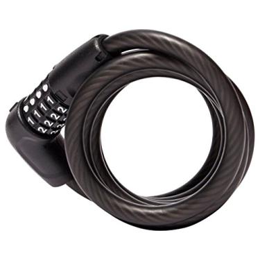 Imagem de ABUS Numerino 5510C Combo Bloqueio de Cabo Preto, 180 cm