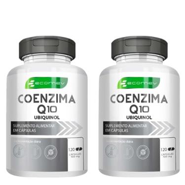 Imagem de 2Un Coenzima Q10 Ubiquinol Puro 100% de absorção 500mg 240 Cáps Ecomev