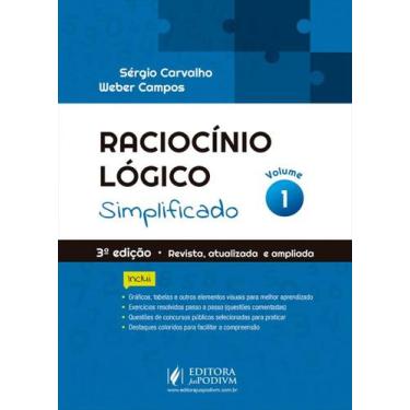 Imagem de Raciocínio Lógico Simplificado - Volume 1  - 3ª Edição (2021)