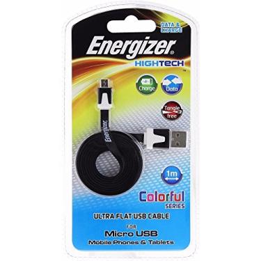 Imagem de Cabo Extensor USB/Micro USB Para Smartphone/Tablet, Energizer, EZ-LCAEHUFCMCBK2, Preto