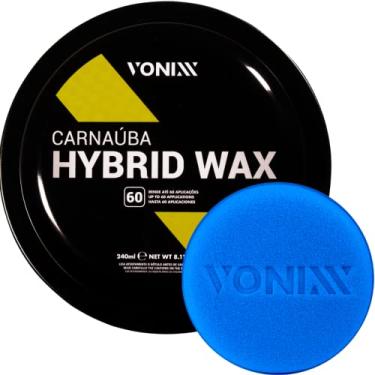 Imagem de Cera Hybrid Wax Vonixx Protetora Brilho e Cristalizadora Carnauba Hidrorepelencia