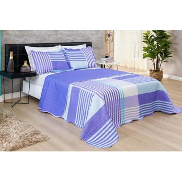 Imagem de Colcha Cobreleito Casal Queen Size 200 Fios Florence Estampado Bouti -