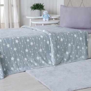 Imagem de Manta Solteiro Candy Brilha no Escuro 150x220 Super Macia