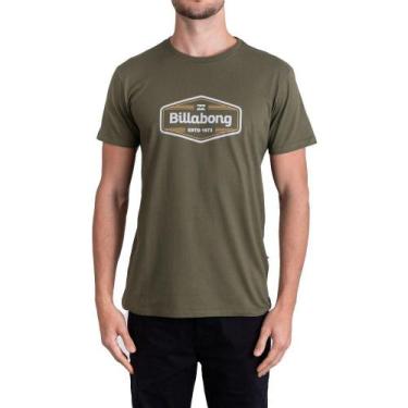 Imagem de Camiseta Billabong Walled I Masculina Verde Escuro