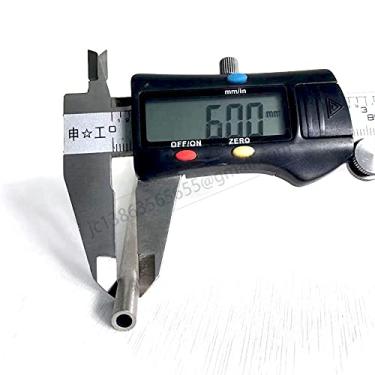 Imagem de Tubo de aço 6 mm tubo de aço cardon 5mm tubo de aço sem costura 4mm tubo de aço 3mm tubo de metal tubo redondo 2mm tubos de aço 1mm banheira (OD6mmID2mm, L40cm)