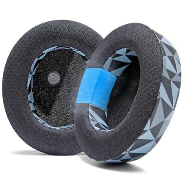 Imagem de WC Freeze Stealth Pro - Almofadas de gel refrescante para Turtle Beach Stealth Pro da Wicked Cushions - Aumente o conforto e a durabilidade para sessões de jogos superiores | Geo Gray