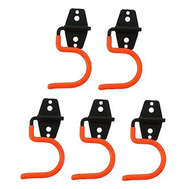 Imagem de HEMOTON 10 Pcs Gancho De Esfregão De Vassoura Cabides De Metal Pesados Cabides De Armazenamento Pesados Gancho De Armazenamento Entrada Retrô Abajur De Lótus Eu Esfregar Comum
