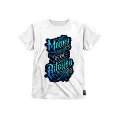 Imagem de Camiseta Infantil 100% Algodão Premium Estampada Money Rilches Branco 8