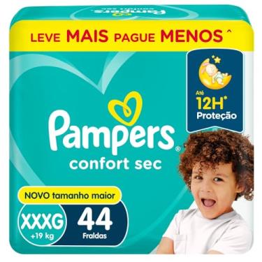 Imagem de Fralda Pampers Confort Sec Tamanho XXXG 44 Unidades