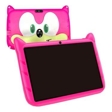 Imagem de Tablet Infantil Android 64gb Com Jogos Kids 4gb De Ram + Nf Tablet 7 Polegadas