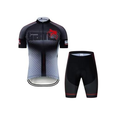 Imagem de Traje de ciclismo masculino moletom de manga curta shorts roupas de ciclismo triatlo equipamento de ciclismo camiseta, Bqxf-0156, M