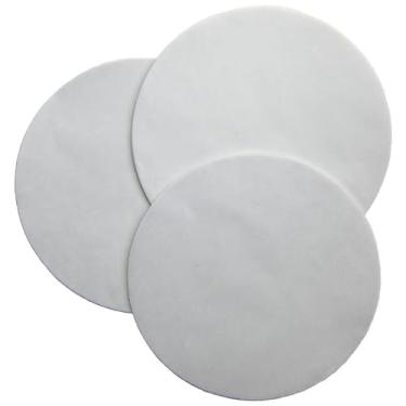 Imagem de Regency Wraps Círculos de papel manteiga para formas redondas de bolo, forros à prova de gordura para assar antiaderente, 23 cm (pacote com 50), branco