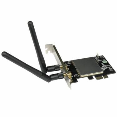 Imagem de StarTech.com Adaptador de rede AC600 sem fio AC - 802.11ac, PCI Express - Placa de rede sem fio PCIe de banda dupla 2,4 GHz/5 GHz, TAA (PEX433WAC11)