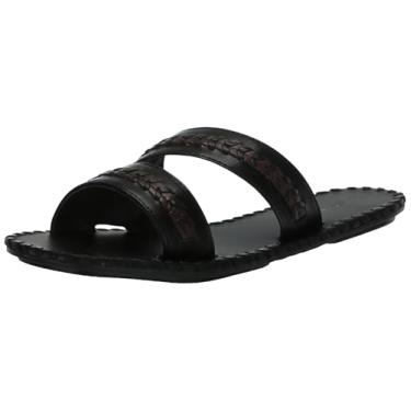 Imagem de Lucky Brand Sandália rasteira feminina Zanora, Preto/Array, 36