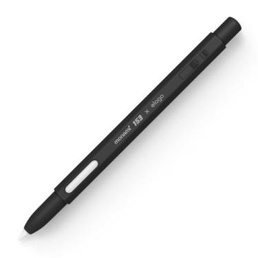 Imagem de elago Capa MONAMI compatível com Apple Pencil Pro e Apple Pencil 2ª geração, compatível com carregamento magnético, toque duplo, aperto, tátil (leia as instruções de instalação) (preto)