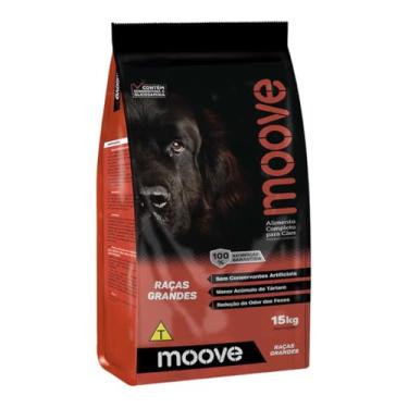 Imagem de Alimento Completo Moove Premium Ração Para Cães Adultos Raças Grandes Sabor Frango 15Kg