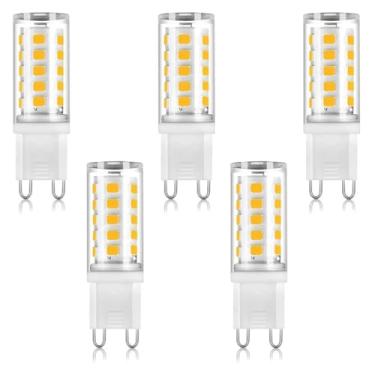 Imagem de Kit 5 Lâmpadas LED Halopin G9 5W Bivolt Branco Frio