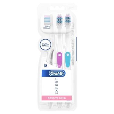 Imagem de Escova Dental Ultramacia Expert Gengiva Sensi 3 Unidades, Oral-B