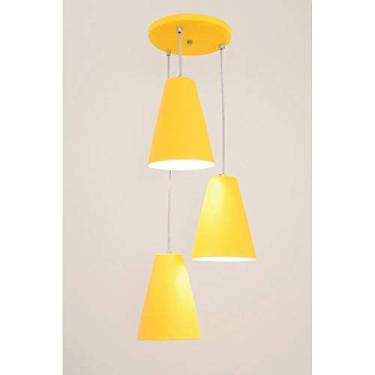 Imagem de Pendente, Auremar, Cadiz 416/3-AM, Amarelo,