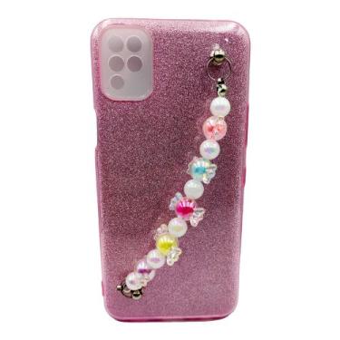Imagem de Capa Capinha para LG K52 Lmk420bmw tela 6.6 com pulseira Decorativa - 
