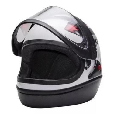 Imagem de Capacete San Marino Grafic Branco, Branco, 60