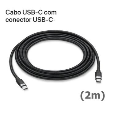 Imagem de Cabo Cabo Usb-C Com Conector Usb-C (2M) Serve Todos Modelos - Okabox