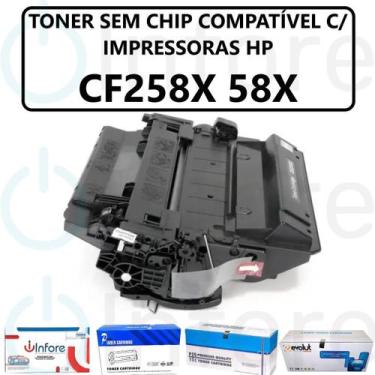 Imagem de Toner Compatível P/ M428fdw M404dw M428dw M404n CF258X Cf258X SEM CHIP