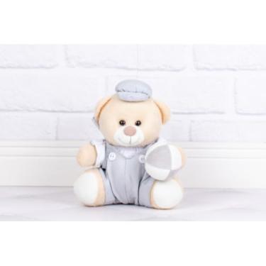 Imagem de URSO DE PELUCIA TEDDE 12 CM MACACAO COM BRINQUEDO (CINZA)