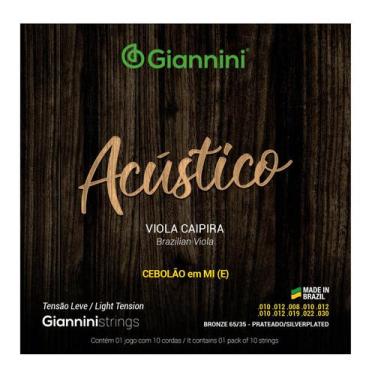 Imagem de Encordoamento Giannini Para Viola Bronze Cebolão em E GESVAL