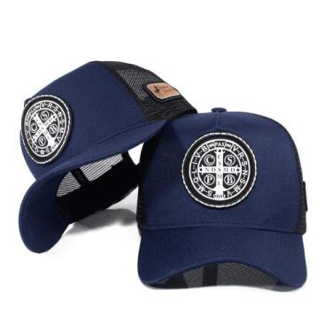 Imagem de Boné Linha Country Trucker Telinha Aba Curva São Bento Envio Imediato 