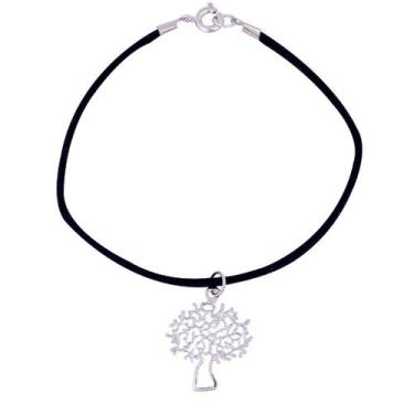 Imagem de Pulseira camurça Árvore da Vida 18mm Judaica Cabala - Sunshine Cristai