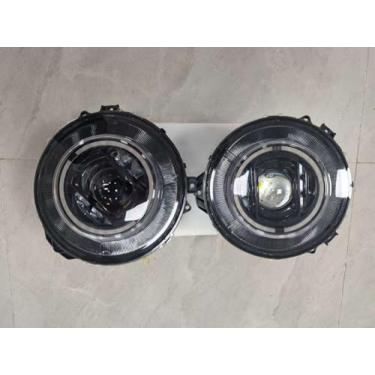 Imagem de ManiGoon Conjunto de montagem de farol de atualização CAMIL W463 com novo visual de classe G W464 e LED dinâmico compatível com Mercedes Benz G Class G350 G500 G550 G63 G65 ano 2009-2018